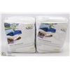 Image 1 : 2 NEW MASSAGE STYLE FLANNEL SHEET SETS.
