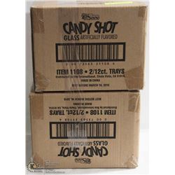 #4-2 CASES CANDY SHOT GLASS ARTIFICIALLY FLAVORED