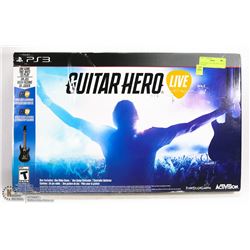 PLAYSTATION 3 GUITAR HERO LIVE IN THE BOX