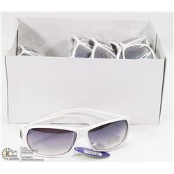 CASE OF WHITE DESIGNER UV400 SUNGLASSES