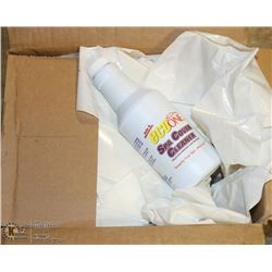 CASE WITH 12 BOTTLES OF VINYL CLEANER