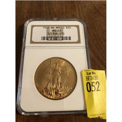 1908  $20 St. Gaudens Gold Coin