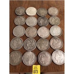 20 Morgan Silver Dollars