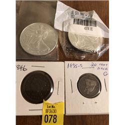 4 Silver Coins