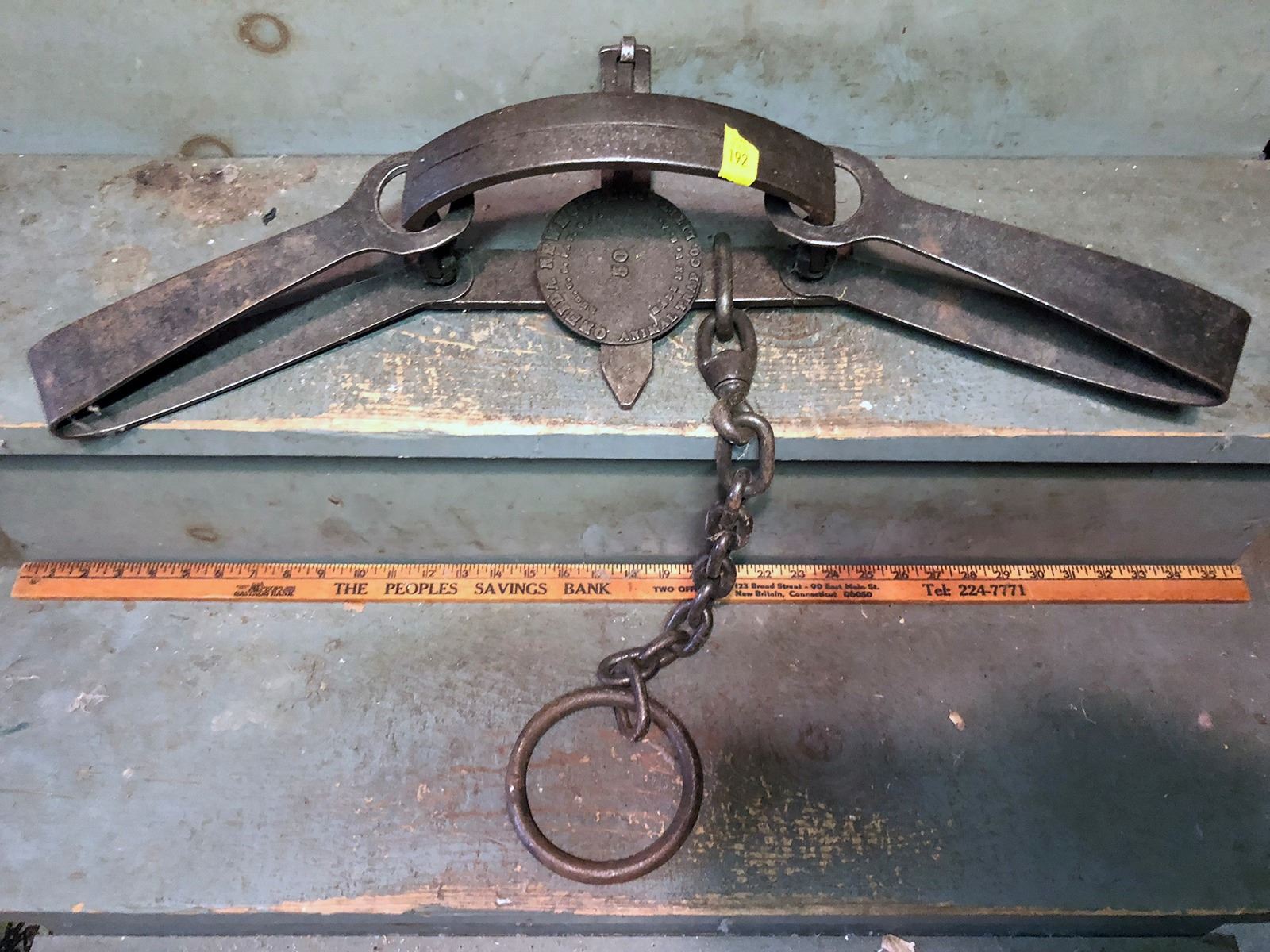 No.50 Oneida Newhouse Animal Trap Co. Bear Trap