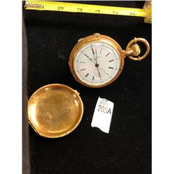 18kt Gold Huguenin and Grezet Chronograph
