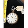 Image 1 : English Coin Silver Pocket Watch