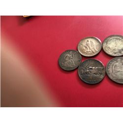 9 Silver Half Dollars