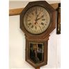 Oak Ingrahm Bristol CT Calender Clock