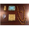 Image 1 : Vintage Compact Set and Jewelry