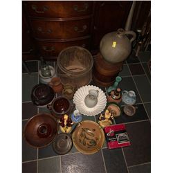 Estate Stoneware and Collectibles Lot