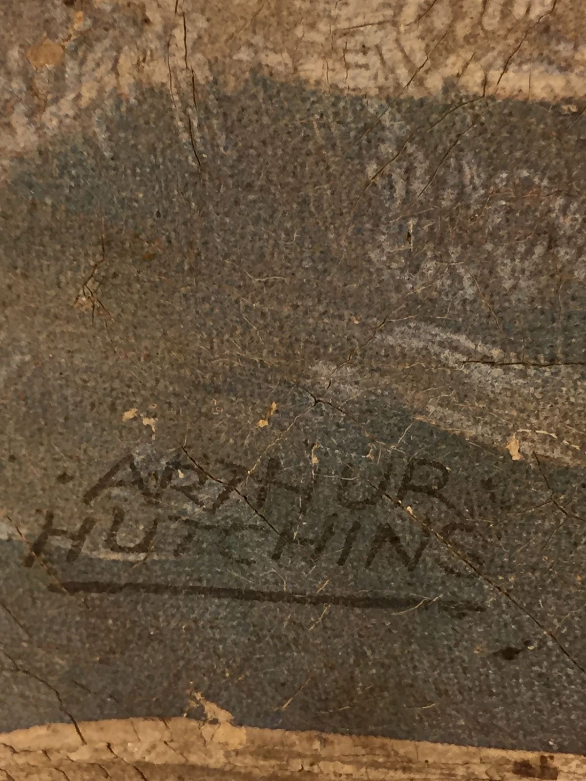 Arthur Hutchins Estate Oil Painting