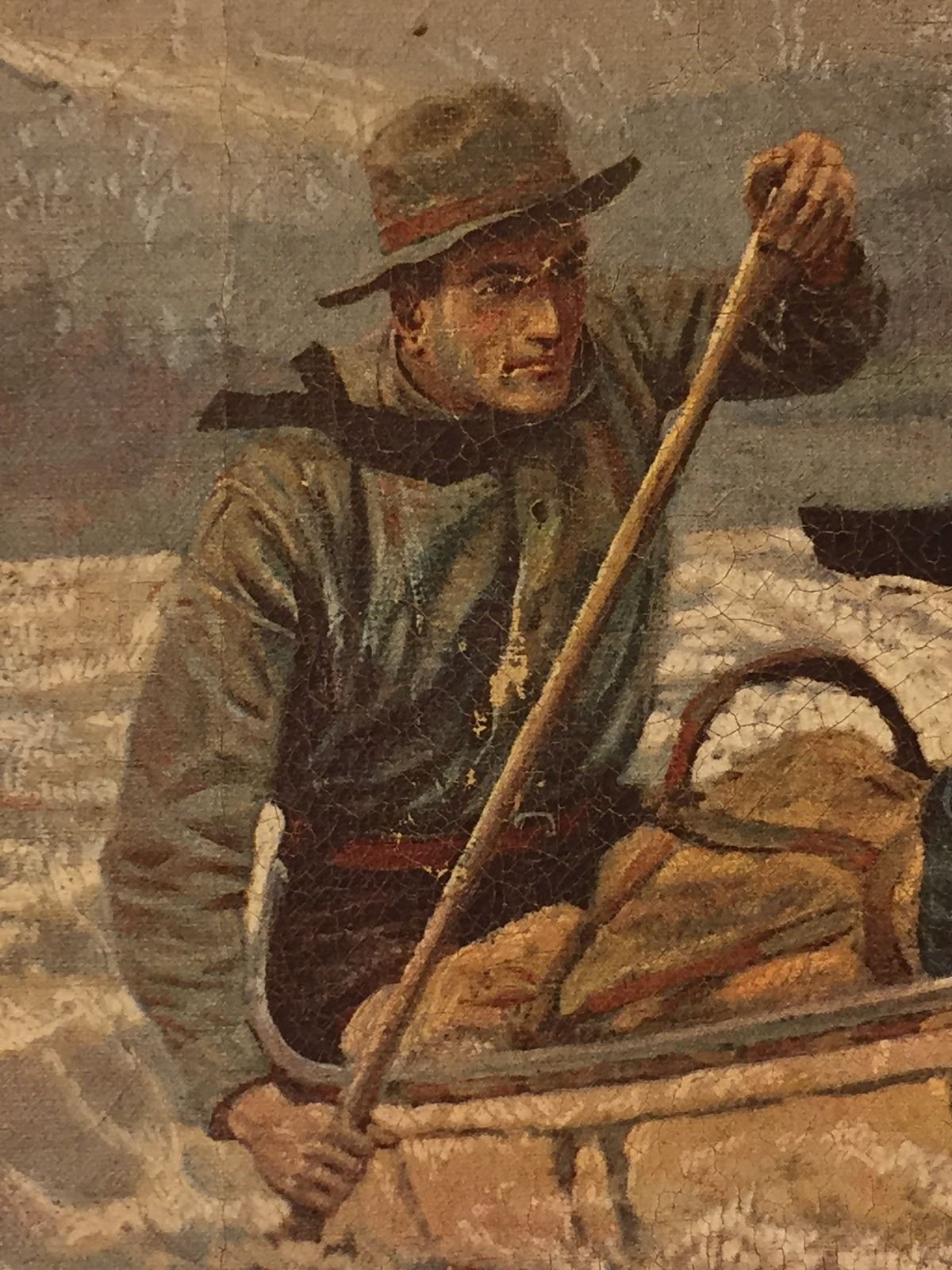 Arthur Hutchins Estate Oil Painting