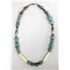 Image 2 : Navajo Sterling Turquoise Nugget Necklace
