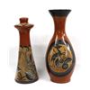 Image 1 : 2 Vintage Mexican Pottery, Vase and Candlestick