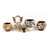 Image 1 : 5 Native American Jemez Pueblo Pottery Items