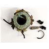 Image 2 : Zuni Miniature Turquoise Encrusted Fetish Pot
