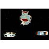 Image 2 : 6 Native American Navajo Sterling Turquoise Rings