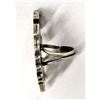 Image 2 : Vintage Navajo Sterling Chip Inlay Turquoise Ring