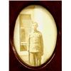 Image 2 : Antique Handmade Wooden Frame with Military Photo