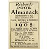 Image 2 : Poor Richard's Almanack for the Year 1908