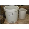 Image 1 : Medalta 3 gal. Crock and a 1 Gallon Crock