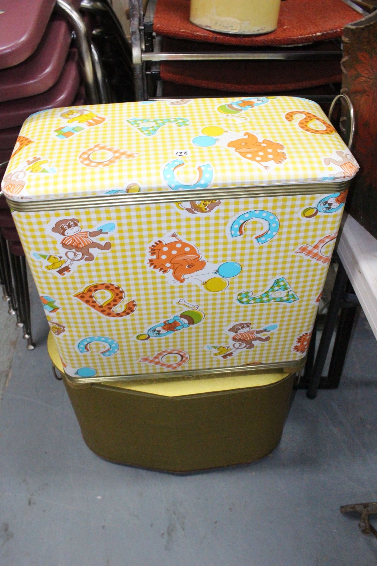 Vintage Laundry Hampers (2)