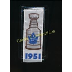 1951 Toronto Maple Leafs Cup Centennial Banner