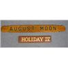 Image 1 : Two Boat Transom Boards - August Moon and Holiday IV