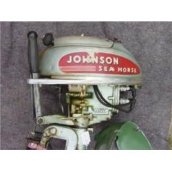 Moteur Hors-bord Vintage Johnson 18 Sea Horse - 1957, Fonctionne Bien, US