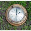 Image 1 : Oak and Brass Quartz Ships Clock