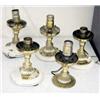 Image 1 : 5 Pieces Antique Brass Lighting from the Venetian