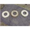 Image 1 : Three canvas covered cork ring buoys