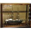 Image 1 : Whaling Ship Model Under Glass - The Wanderer