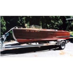 1955 16 foot Century inboard motor with trailer