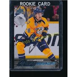 15-16 Upper Deck #222 Viktor Arvidsson YG RC