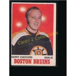 1970-71 O-Pee-Chee #1 Gerry Cheevers