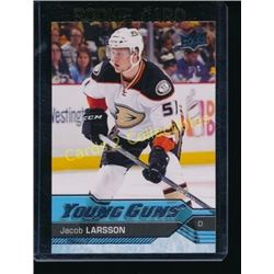 16-17 Upper Deck #495 Jacob Larsson YG RC