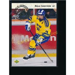 1992-93 Upper Deck #597 Niklas Sundstrom RC