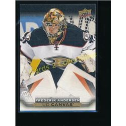 15-16 Upper Deck Canvas #C122 Frederik Andersen
