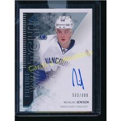 2013-14 SP Authentic #286 Nicklas Jensen AU RC