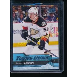 16-17 Upper Deck #495 Jacob Larsson YG RC