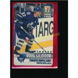 Doug Gilmour Collector Series 7-11 Phone Card