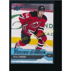 2016-17 Upper Deck #453 Miles Wood YG RC