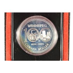 1974 CANADA WINNIPEG SILVER DOLLAR PROOF