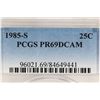 Image 3 : 1985-S WASHINGTON QUARTER PCGS PR69 DCAM