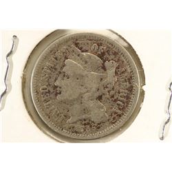 1865 THREE CENT PIECE (NICKEL)