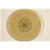Image 2 : VINTAGE POKER CHIP BEIGE / BLACK ENGRAVED 6 SIDED