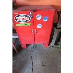 Rotunda floor cabinet