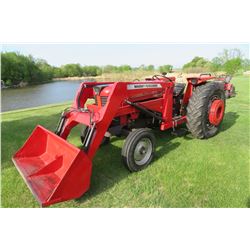 MF 65 gas tractor w/ loader 3pth etc